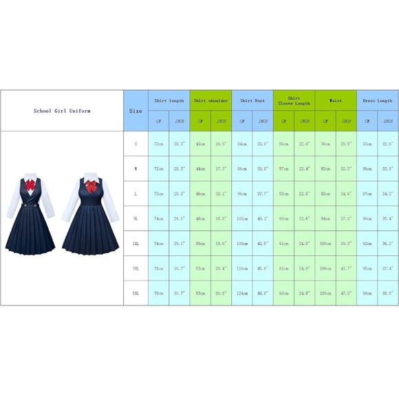 Elibelle Classic Japanese School Bunny Anime *PLUSSIZE* - Picture 6 of 6